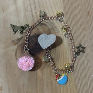 Pink bauble kindle charm