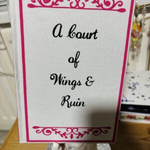 Sarah J. Maas A Court of Wings & Ruin Book Hardcover White & Pink